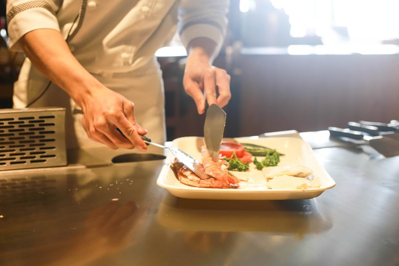 Meal preparation in the kitchen